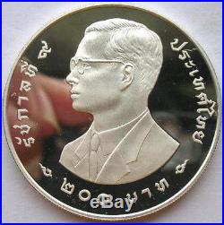Thailand 1998 Elephant 200 Baht Silver Coin, Proof